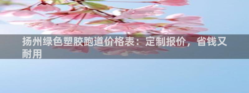 尊龙凯时 - 人生就是搏!：扬州绿色塑胶跑道价格表：定制报价，省钱又
耐用